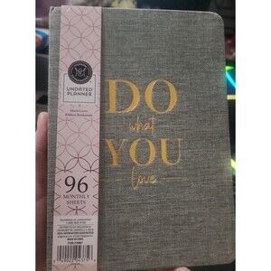 NEW Modern Expressions Undated Planner Hardcover Sage Green Do What You Love